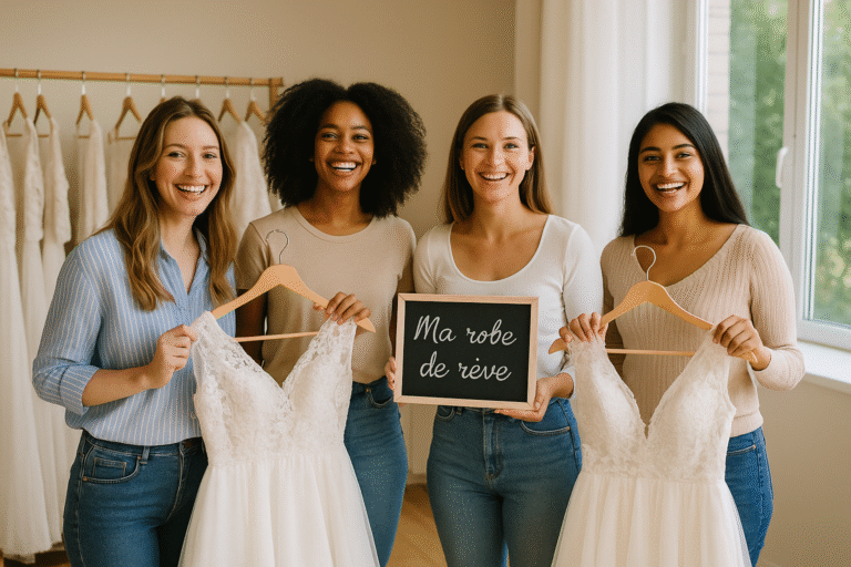 Fournisseur de robes de mariée sur mesure en France – modèles élégants et personnalisables pour boutiques.
